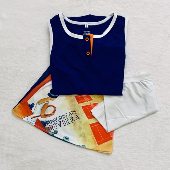 TAIL Tech Performance 3 Piece Tennis Tank & Skirt - Picture 1 of 16